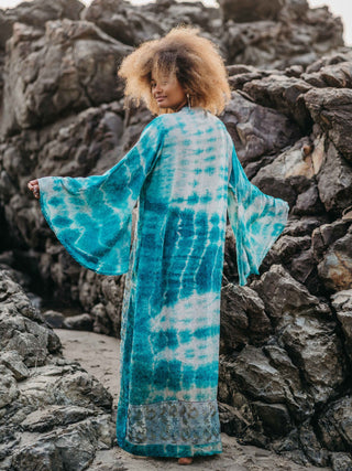 Kimono "Blaue Lagune"