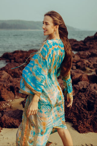 Kaftan "Bruno's Flowers"