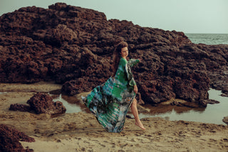 Kimono "Green Blossom"