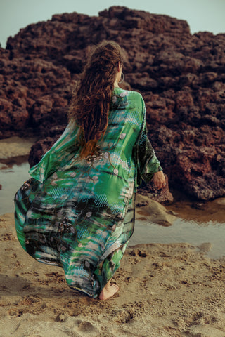 Kimono "Green Blossom"