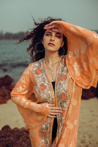 Kimono "Pfirsichblüte"