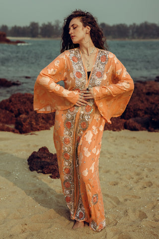 Kimono "Pfirsichblüte"