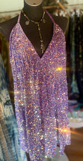 Mini Dress "Purple Sky"