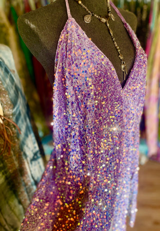 Mini Dress "Purple Sky"