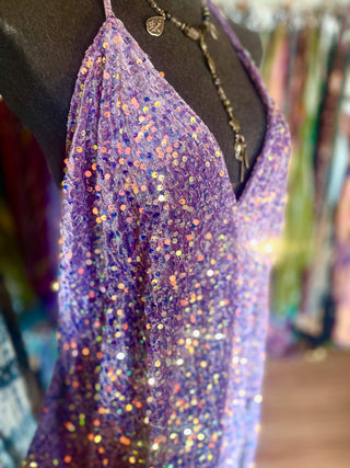 Mini Dress "Purple Sky"