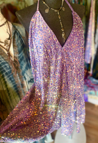 Mini Dress "Purple Sky"