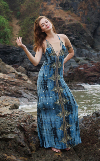 Party Dress  "Silver Bay“