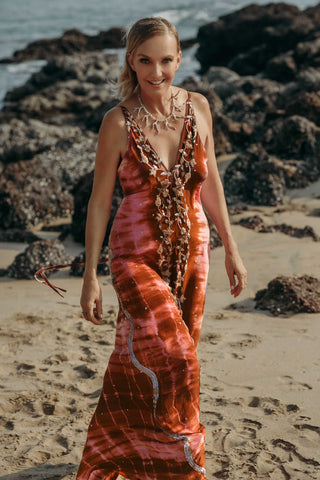 Vestido de Fiesta "Playa Coral"