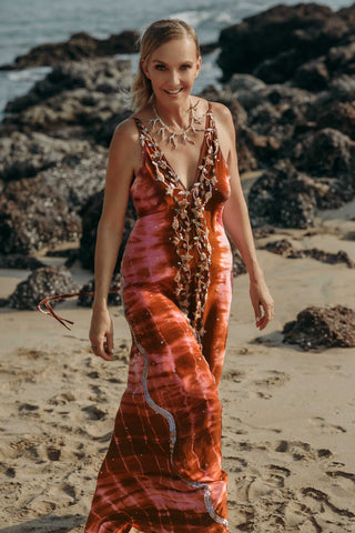 Party Dress "Coral Beach"