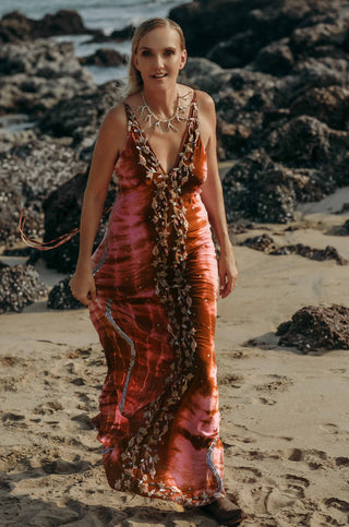Party Dress "Coral Beach"