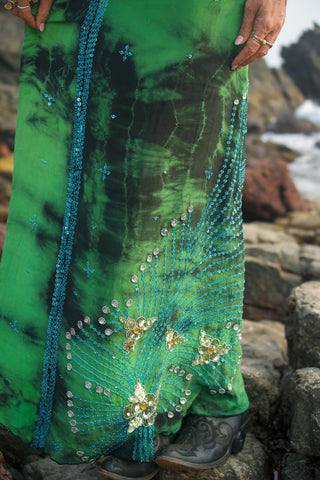 Party Dress  "Smaragdbrise"
