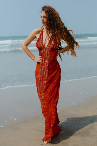 Vestido de Fiesta "Rosa Roja"