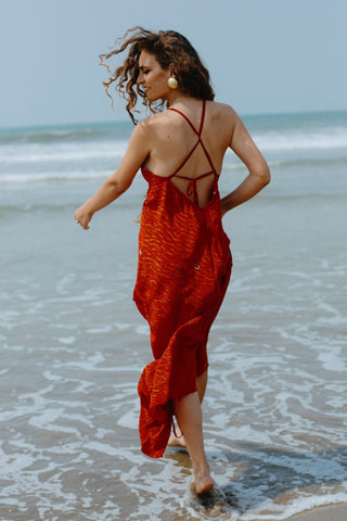 Vestido de Fiesta "Rosa Roja"