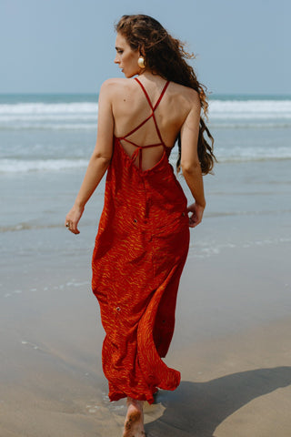 Vestido de Fiesta "Rosa Roja"