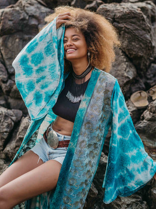 Kimono "Blue Lagoon" 