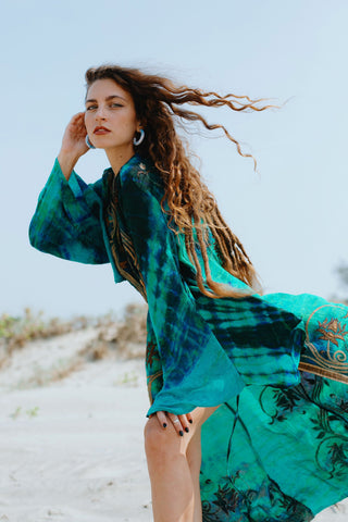 Kimono "Kingfisher"