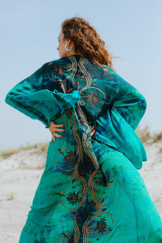 Kimono "Kingfisher"