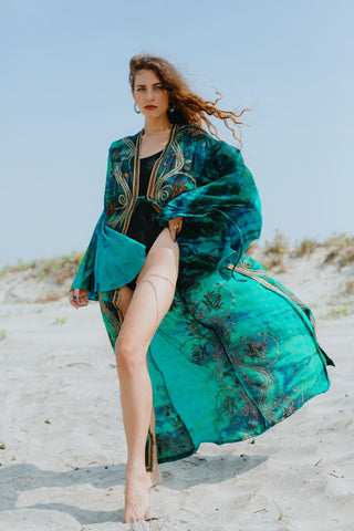 Kimono "Kingfisher"