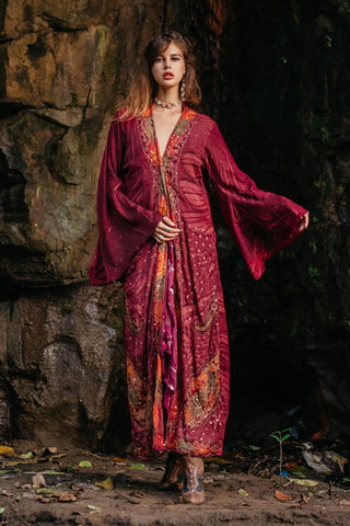 Kimono "Red Ocean" 