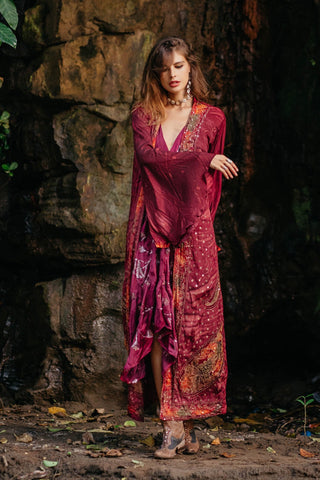 Kimono "Red Ocean" 