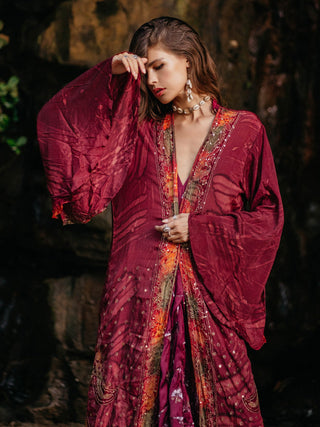 Kimono "Red Ocean" 